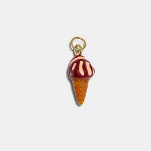 Coach RETRO Vintage Ice Cream Cone Charm NWT